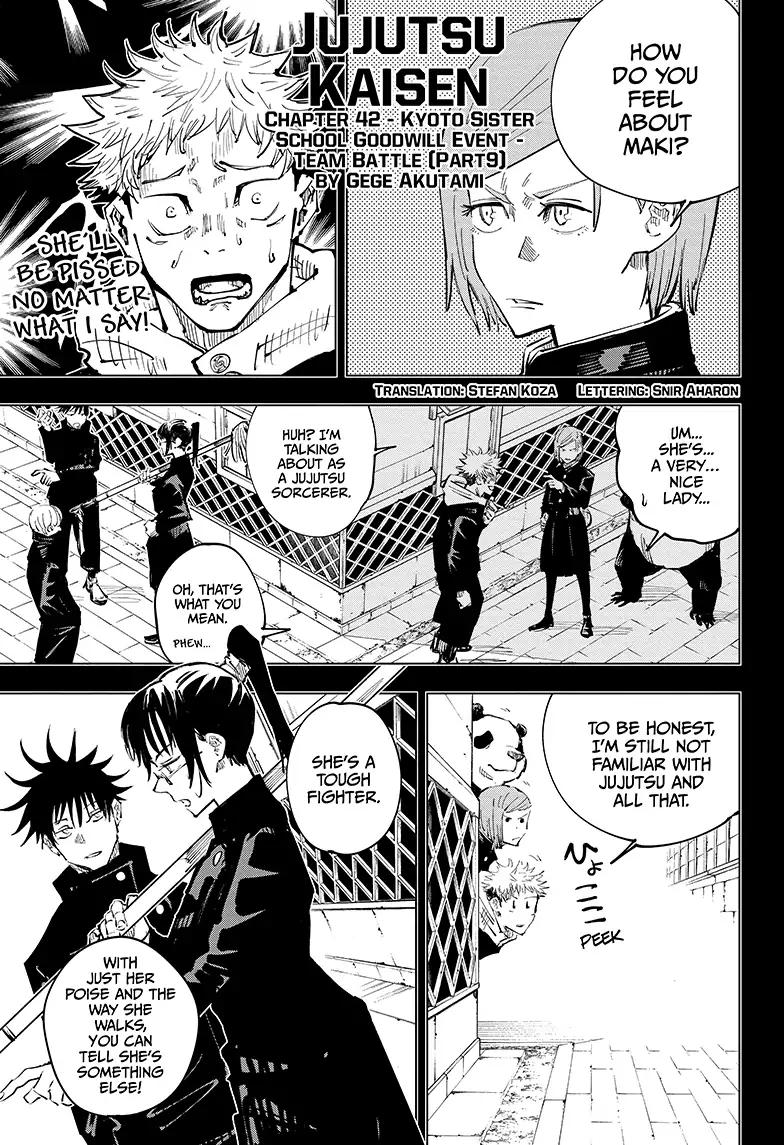 Jujutsu Kaisen Chapter 42 1